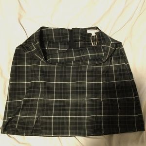 Gianni Binni plaid skirt